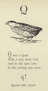La letra Q de Edward Lear